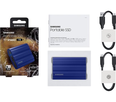 Изображение 8 Накопитель SSD Samsung T7 Shield 1TB 2.5 USB Blue — MU-PE1T0R/EU