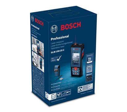 Зображення 8 Далекомір Bosch Professional GLM 100-25 C (0.601.072.Y00)