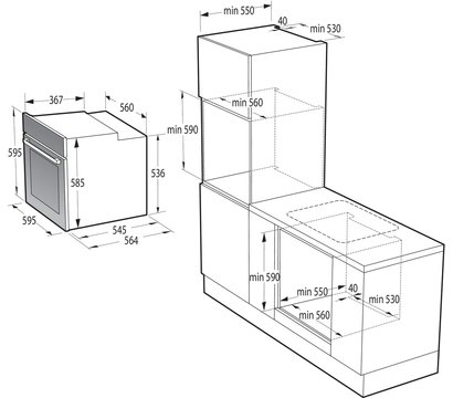 Изображение 28 Духовый шкаф Gorenje BPS6747A06BG