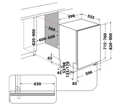 Изображение 15 Машина для митья посуды Whirlpool W8IHF58TU