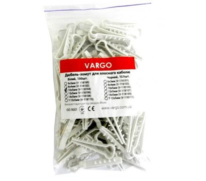 Зображення 2 Кабельне кріплення Vargo V-118088 "Елочка" 6 white
