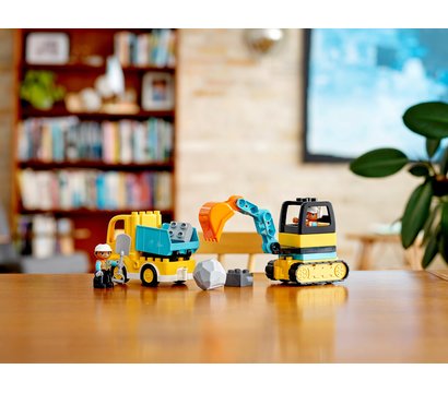 Зображення 2 Конструктор Lego Duplo Грузовик и гусеничный экскаватор - 10931