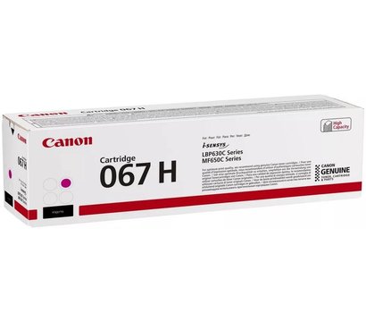 Изображение 2 Картридж для принтеров Canon 067H MF651Cw/MF655Cdw/MF657Cdw/LBP631Cw/LBP633Cdw Magenta - 5104C002