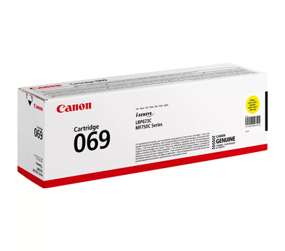 Изображение 2 Картридж для принтеров Canon 069 MF752Cdw/MF754Cdw/LBP673Cdw Yellow - 5091C002
