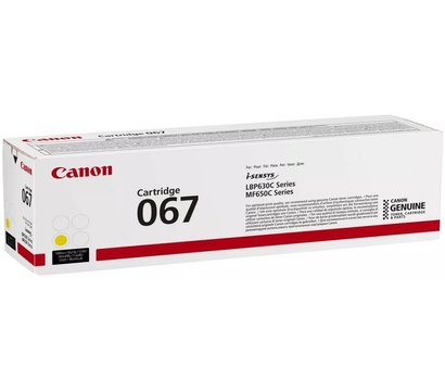 Изображение 3 Картридж для принтеров Canon 067 MF651Cw/MF655Cdw/MF657Cdw/LBP631Cw/LBP633Cdw Yellow - 5099C002