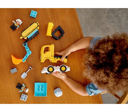 Зображення 4 Конструктор Lego Duplo Грузовик и гусеничный экскаватор - 10931