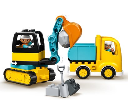 Зображення 5 Конструктор Lego Duplo Грузовик и гусеничный экскаватор - 10931