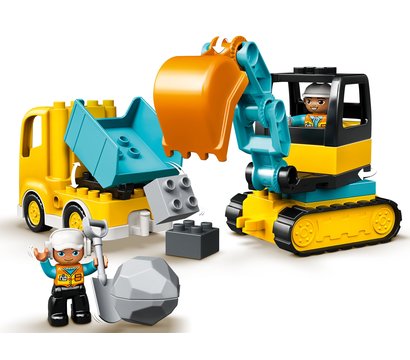 Зображення 6 Конструктор Lego Duplo Грузовик и гусеничный экскаватор - 10931