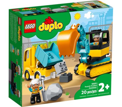 Зображення 9 Конструктор Lego Duplo Грузовик и гусеничный экскаватор - 10931