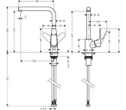 Изображение 2 Смеситель Hansgrohe Focus, 31817670