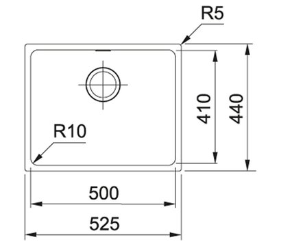Зображення 2 Мийка для кухні Franke Sirius SID 110-50, 144.0649.561