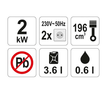 Изображение 2 Бензиновый генератор Yato YT-85451
