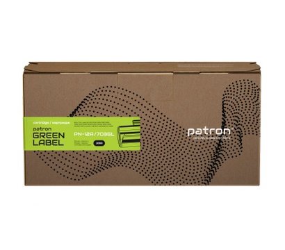 Изображение 2 Картридж для принтеров Patron PN-12A/703GL для HP LJ Q2612A/CANON 703 Green Label