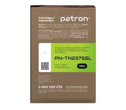 Изображение 3 Картридж для принтеров Patron PN-TN2375GL для Brother TN-2375 Green Label