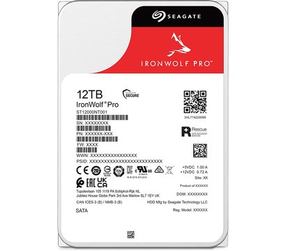 Изображение 2 Винчестер Seagate IronWolf Pro 12TB 7200rpm 256MB — ST12000NT001
