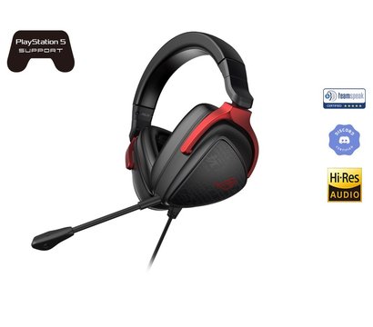 Зображення 2 Навушники Asus ROG Delta S Core Black/Red геймерські