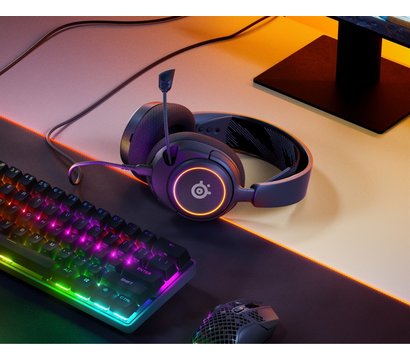 Зображення 5 Навушники SteelSeries Arctis Nova 3 Black — 61631 геймерські