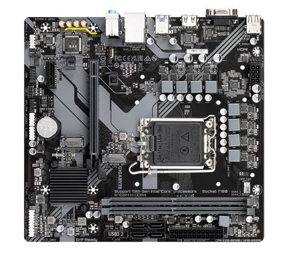 Зображення 5 Материнська плата Gigabyte B760M H DDR4 (s1700, Intel B760)