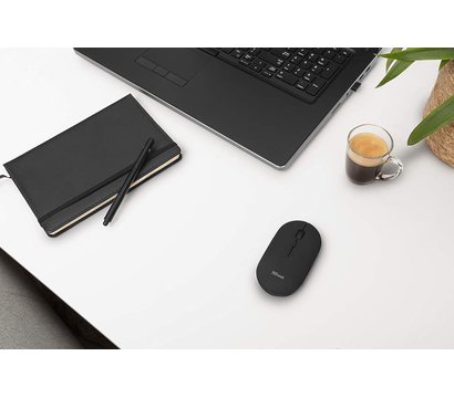 Зображення 2 Миша Trust Puck Rechargeable BT/WL Black — 24059