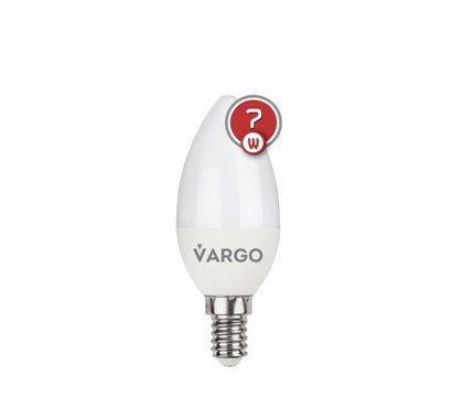Зображення 2 LED лампочка Vargo V-110526 C37 7W 4000K E14 на 70 Вт