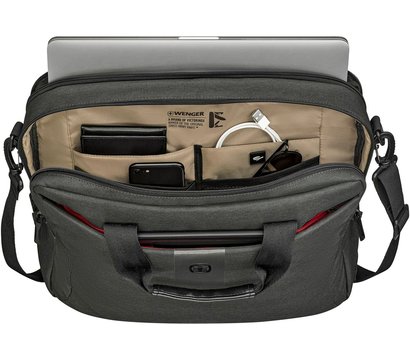 Зображення 5 Сумка для ноутбука Wenger MX ECO Brief 16" Antracite — 612263
