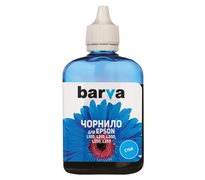 Зображення 2 Чорнило для принтера Barva Epson L100/L210/L300/L350/L355 90г Cyan - L100-400