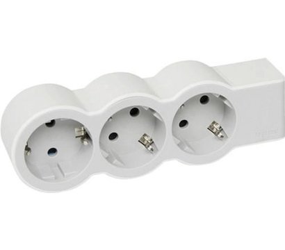 Изображение 2 Розеточный блок Legrand 3хSchuko, 16 А, white - 694573 3 розеток