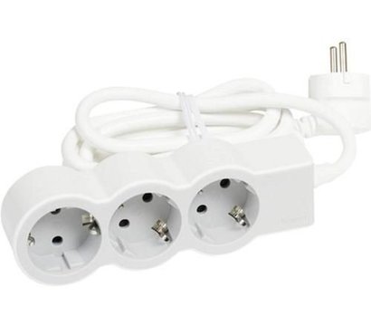 Зображення 2 Мережевий фільтр Legrand 3хSchuko, 16 А, white - 694567