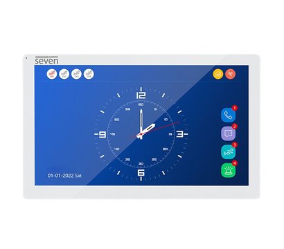 Изображение 3 Домофон Seven DP-7517FHDW IPS White на 10 дюймов, Цвет корпуса: белый