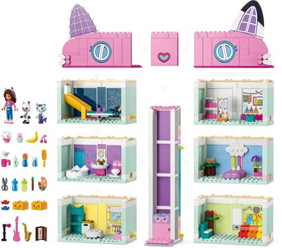 Изображение 6 Конструктор Lego Gabby`s Dollhouse Кукольный домик Габби - 10788