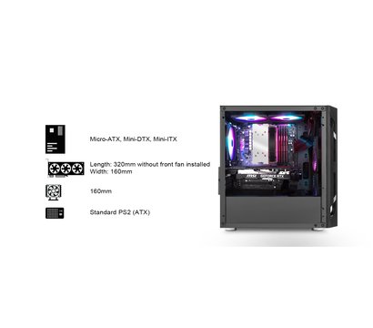 Зображення 18 Корпус SilverStone Fara FAH1MB-PRO no PS Black