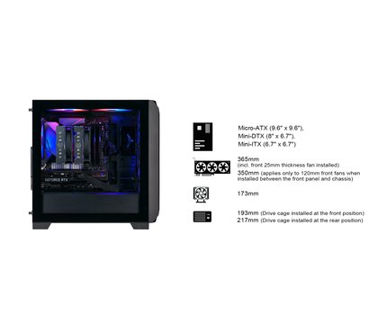 Зображення 4 Корпус SilverStone Fara FA312Z-BG no PS Black