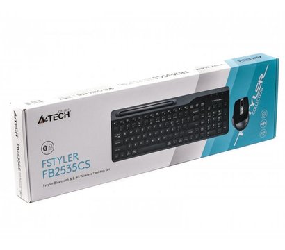 Изображение 3 Комплект мышь + клавиатура A4Tech FB2535CS Smoky Grey USB
