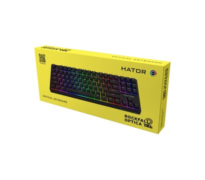Зображення 6 Клавіатура Hator Rockfall 2 Optica TKL Black — HTK-730