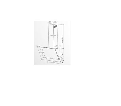 Изображение 12 Вытяжка Interline Altea WH A 60 PB/GL/A