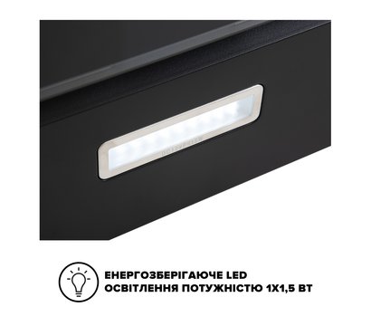 Зображення 3 Витяжка Interline Flow BL A/60/GL/M
