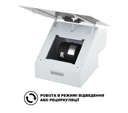 Изображение 5 Вытяжка Interline Flow WH A/60/GL/M