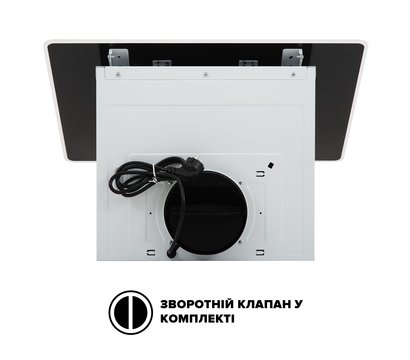 Изображение 7 Вытяжка Interline Flow WH A/60/GL/M