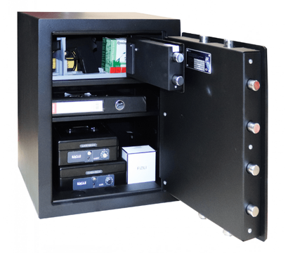 Изображение 2 Взломостойкий сейф Griffon CLE I.55.FP Black совмещенный (код + биометрия) замок