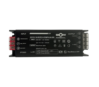 Зображення 2 Блок живлення для камер Biom BPX-24-300 металевий, Струм (А): 12.5 А
