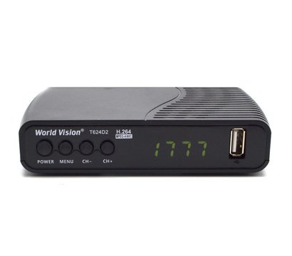 Зображення 3 Комплект T2 + антена (вул.) World Vision T624D2 + Eurosky ES-003