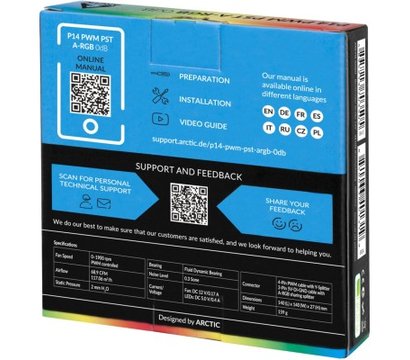 Изображение 5 Охлаждение  Arctic P14 PWM PST A-RGB - ACFAN00239A