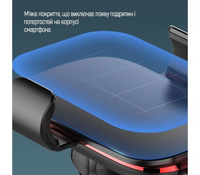 Зображення 13 Тримач ColorWay Metallic Gravity Holder 3 Black — CW-CHG14-BK