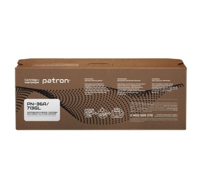 Изображение 5 Картридж для принтеров Patron PN-36A/713GL для HP LJ CB436A/CANON 713 Green Label