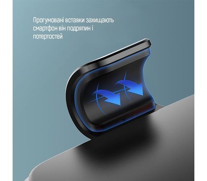 Зображення 10 Тримач ColorWay Metallic Gravity Holder 3 Black — CW-CHG14-BK