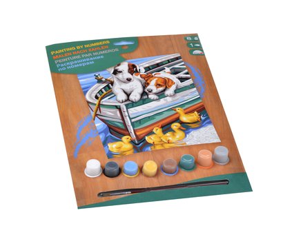 Изображение 2 Развивающий Sequin Art Painting by numbers Junior Щенки и Утки - SA1332
