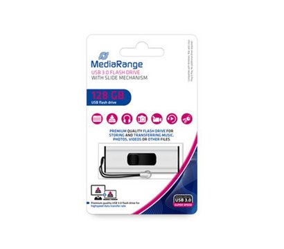 Зображення 8 Накопичувач USB MediaRange 128GB USB3.0 Black/Silver - MR918