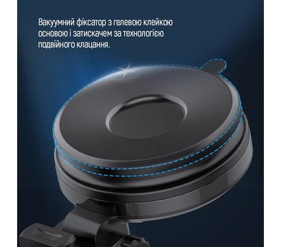 Зображення 11 Зарядний пристрій ColorWay Dashboard Car Wireless Charger 15W Black — CW-CHAW037Q-BK