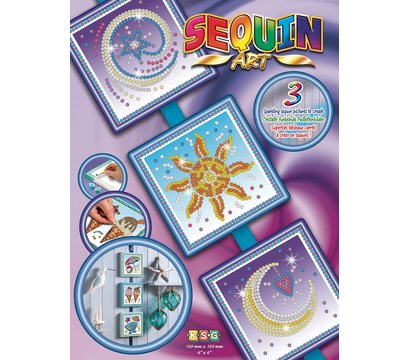 Изображение 2 Развивающий Sequin Art Seasons Космос, Солнце, Луна и звезды - SA1511