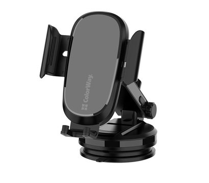 Зображення 2 Зарядний пристрій ColorWay Dashboard Car Wireless Charger 15W Black — CW-CHAW037Q-BK